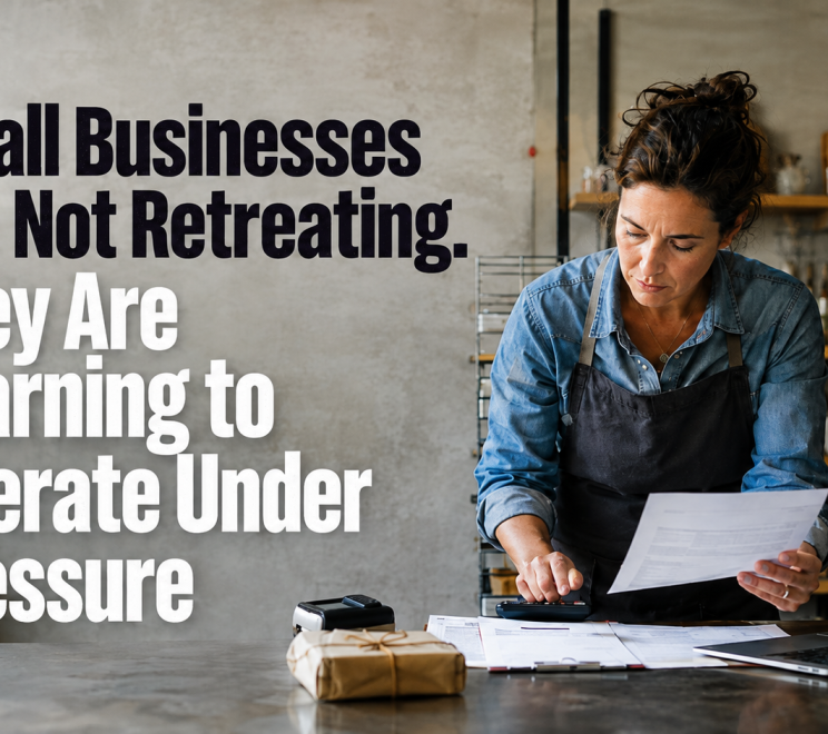 Small Businesses Are Not Retreating. They Are Learning to Operate Under Pressure