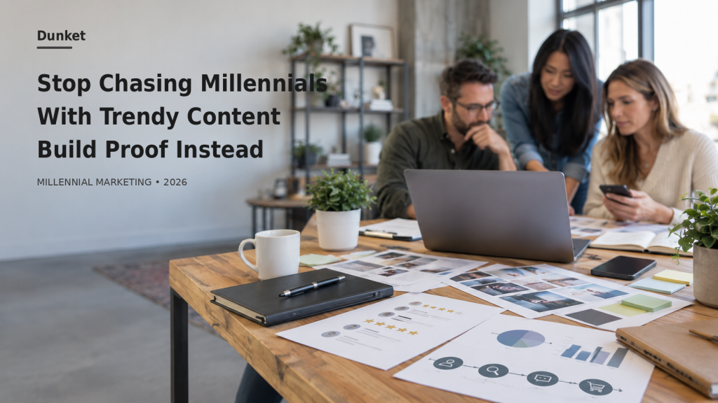 Stop Chasing Millennials With Trendy Content. Build Proof Instead